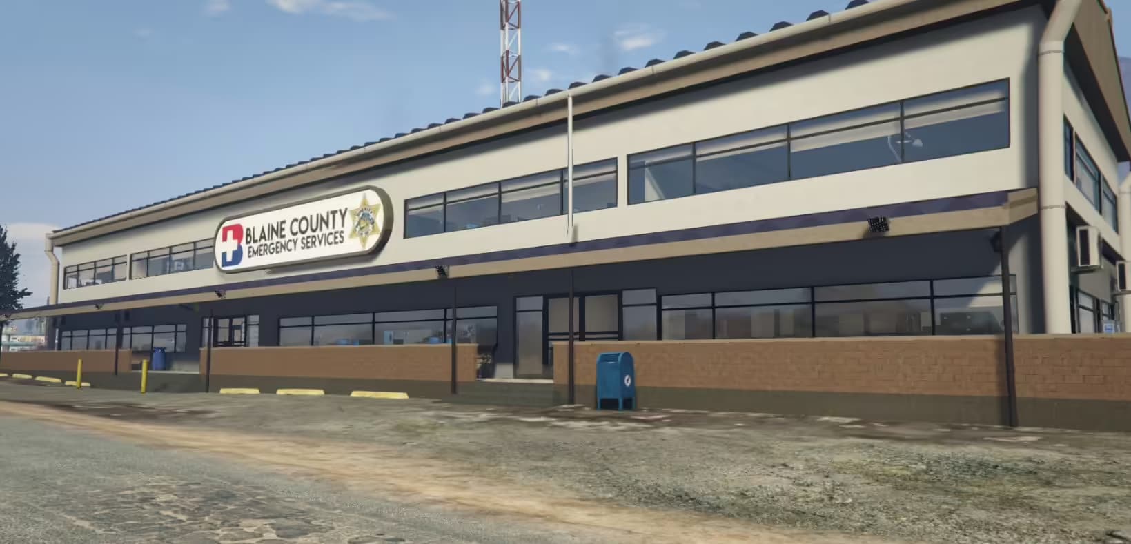 Sandy Shores EMS + Police Station esx FiveM Script