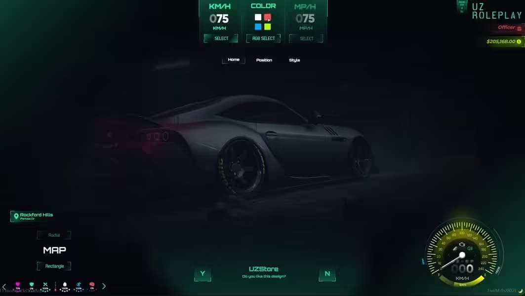 Trygon HUD v2 esx FiveM Script