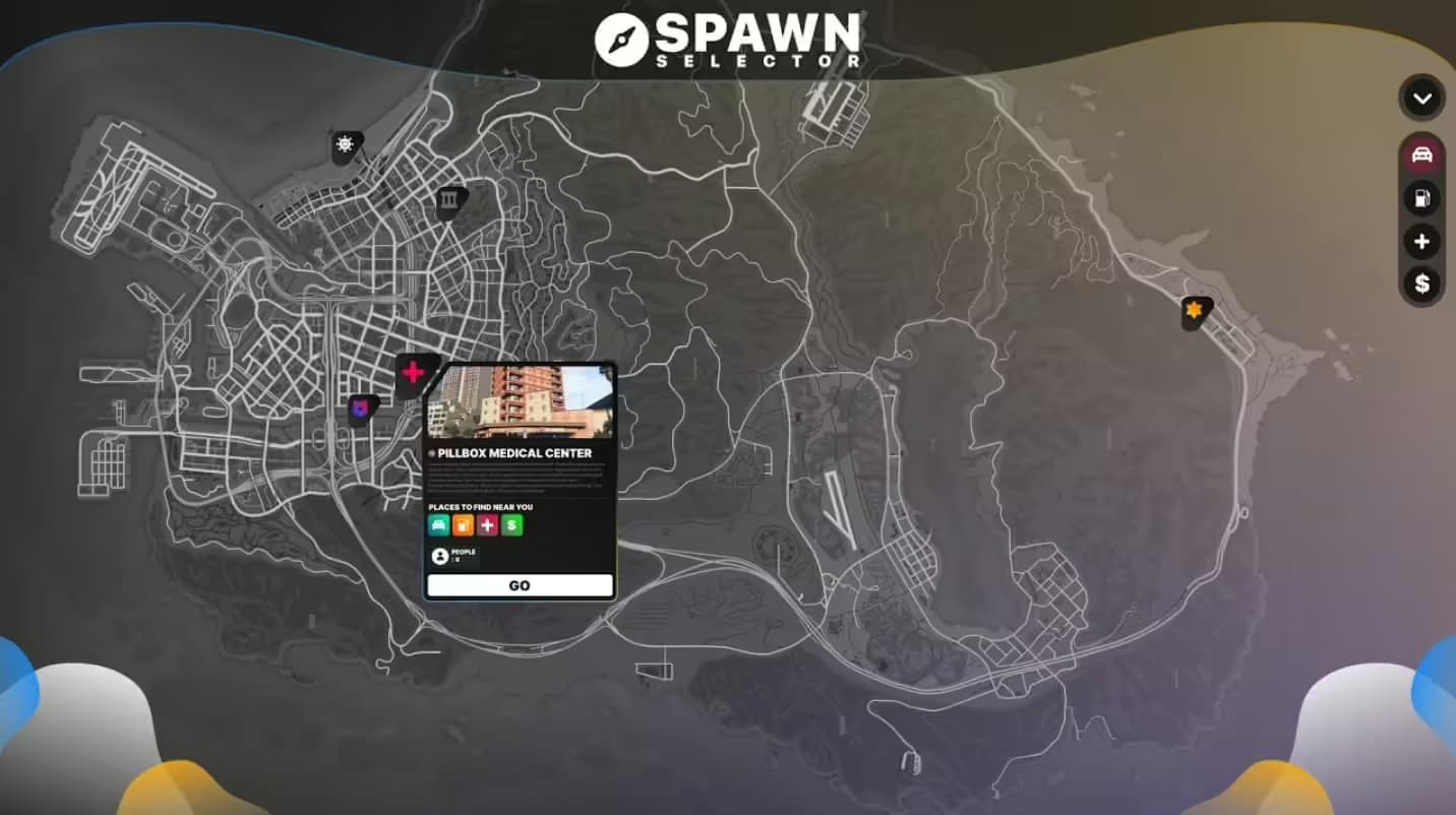 Spawn Selector | Location Player Count