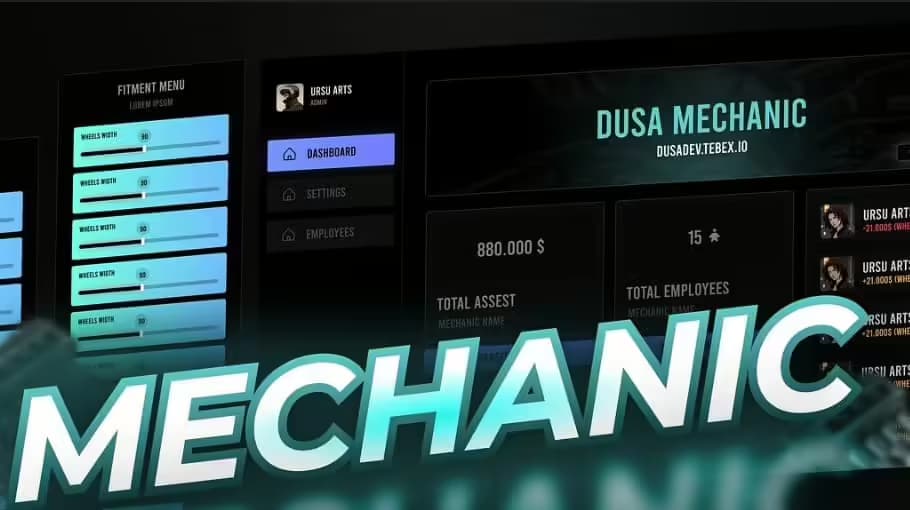 Dusa – Mechanic esx FiveM Script