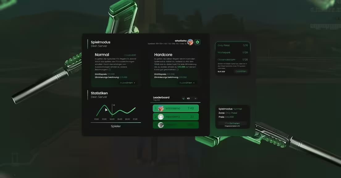 FFA | TDM | Arena Script esx FiveM Script