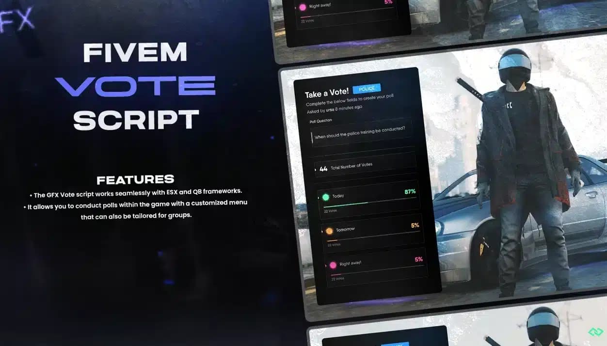 GFX Vote esx FiveM Script
