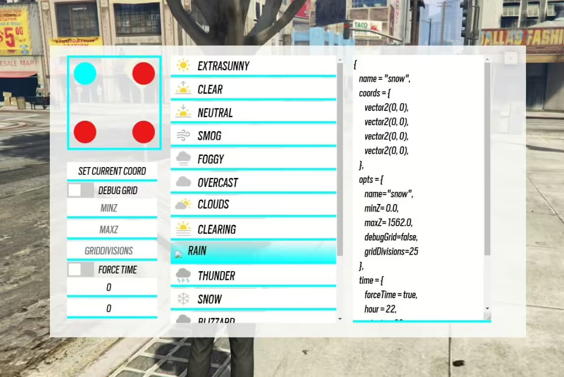 Weather & Time System FiveM Script — esx 3