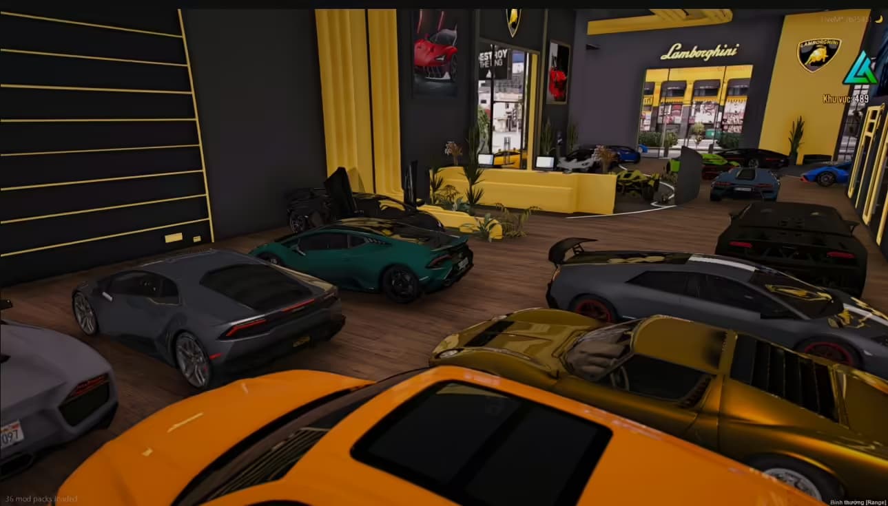 Lamborghini Dealership FiveM Script — esx 2