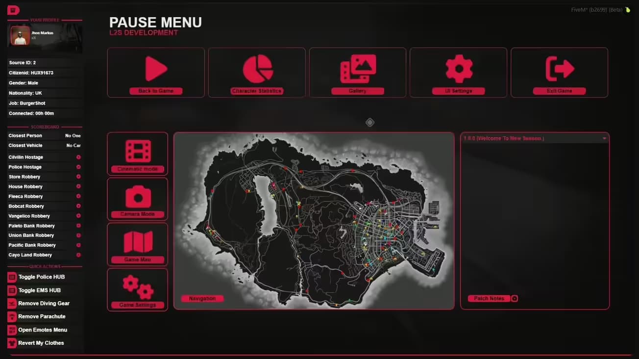 Victim RP V5 FiveM Script — qbcore 6