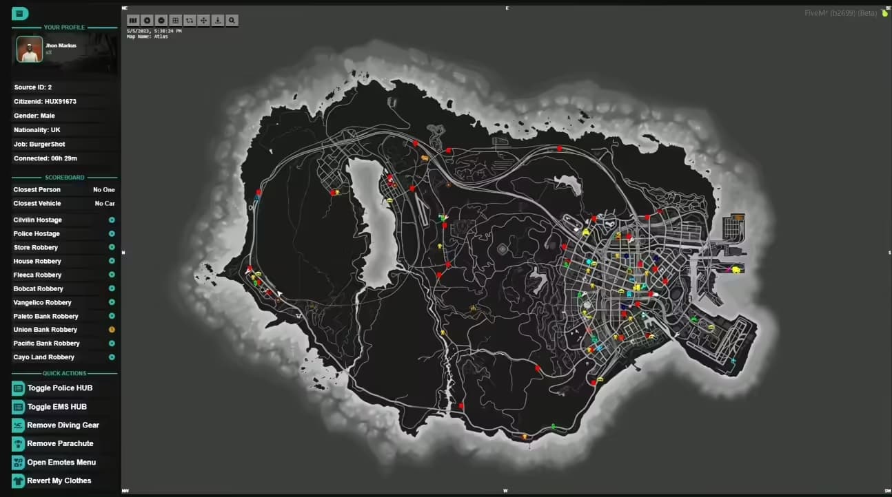 Victim RP V5 FiveM Script — qbcore 8