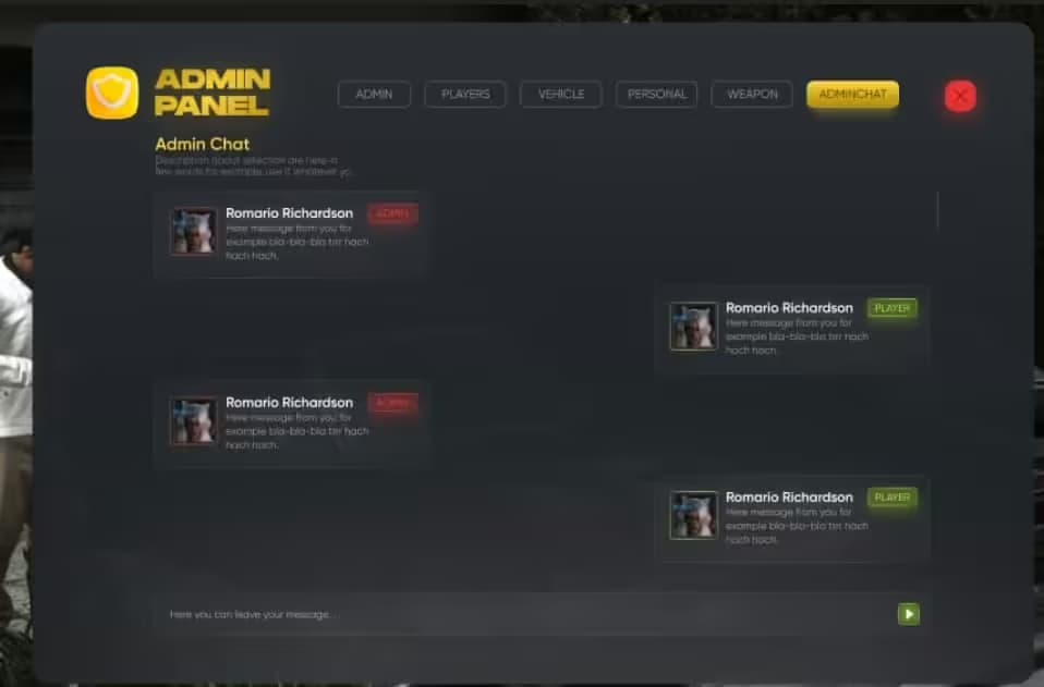 Izzy – Admin Menu FiveM Script — esx 7