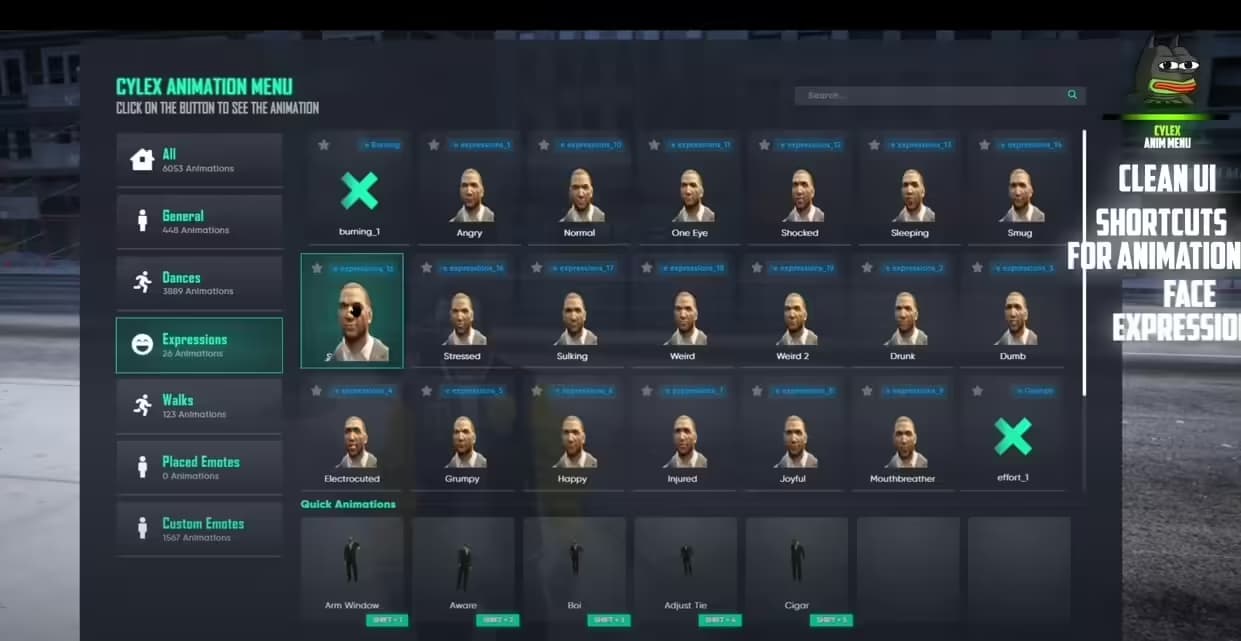 Cylex Animation Menu V2 FiveM Script — esx