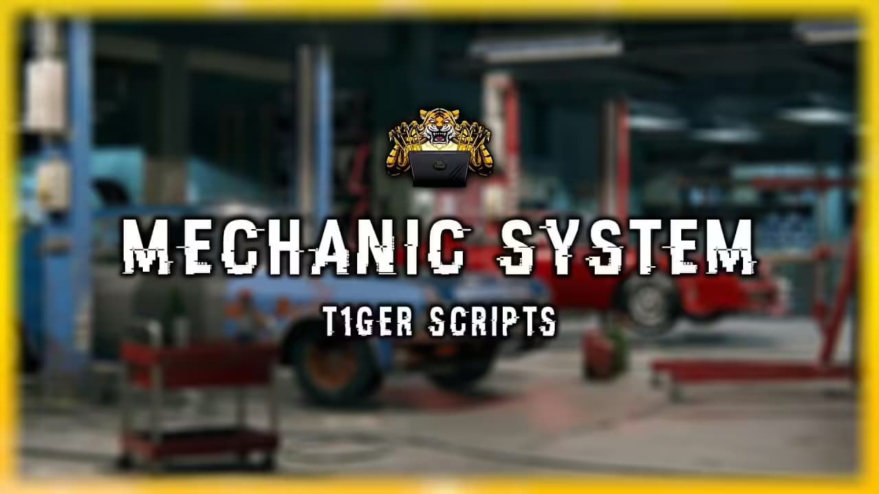 FiveM Mechanic System [ESX/QB] FiveM Script — esx