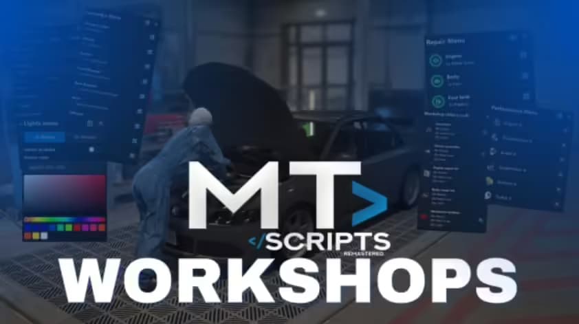 MT Workshops 2.0 FiveM Script — esx