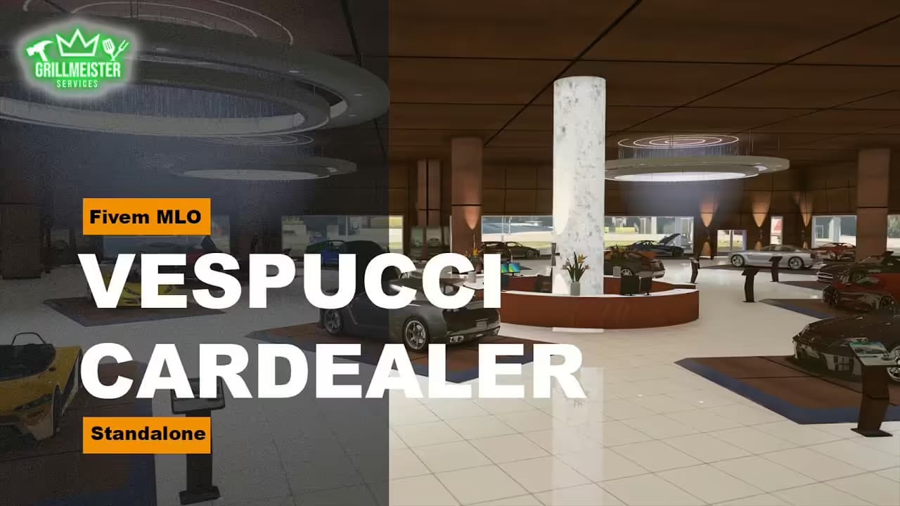 Vespucci Cardealer V2 FiveM Script — esx