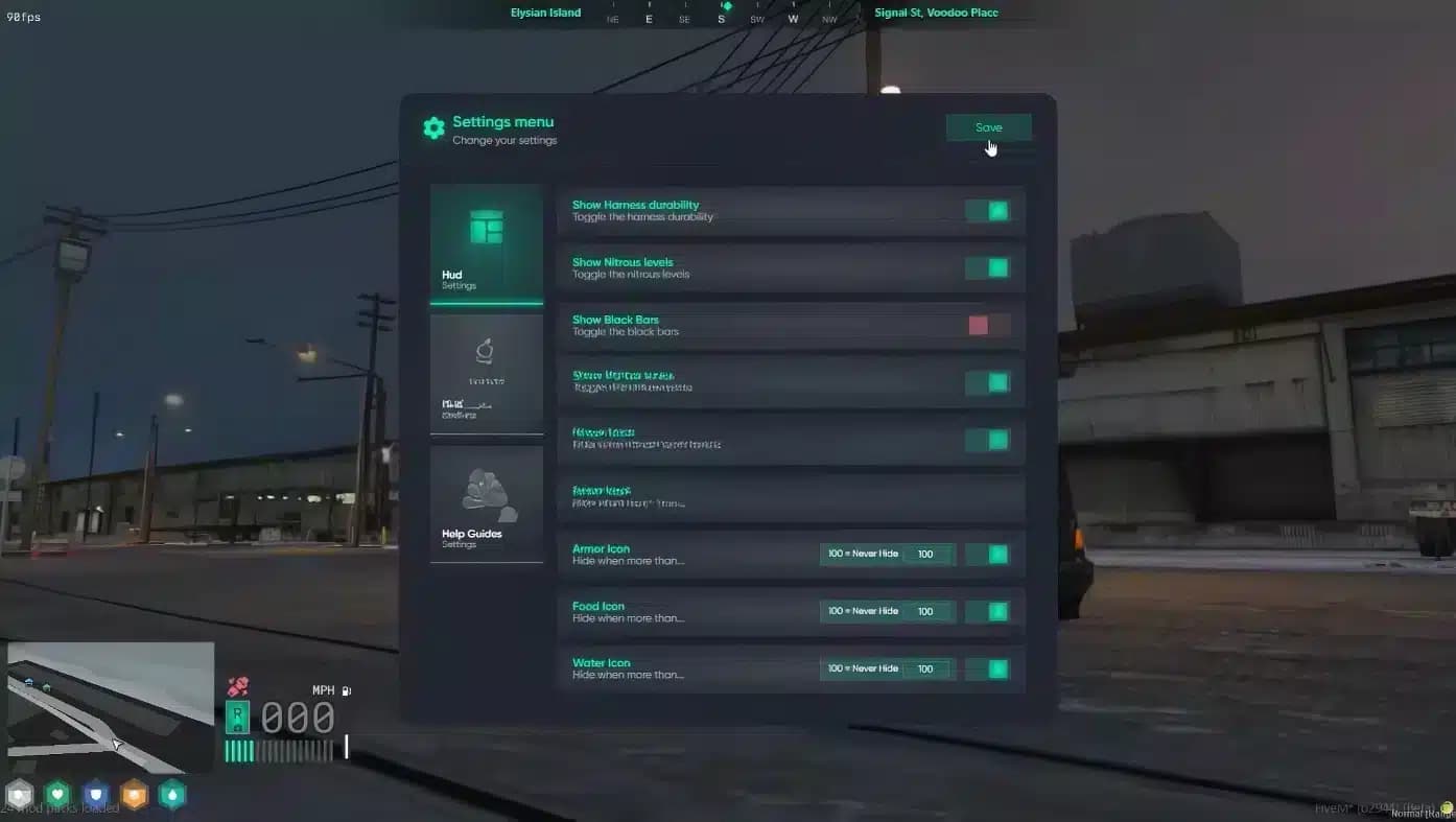 LD HUD 4.0 esx FiveM Script