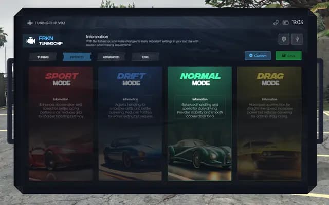 FRKN Tuning System FiveM Script — esx 3