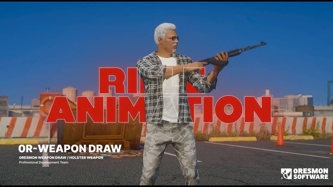 0R-WEAPON DRAW: 7 DIFFERENT DRAW ANIMATIONS esx FiveM Script