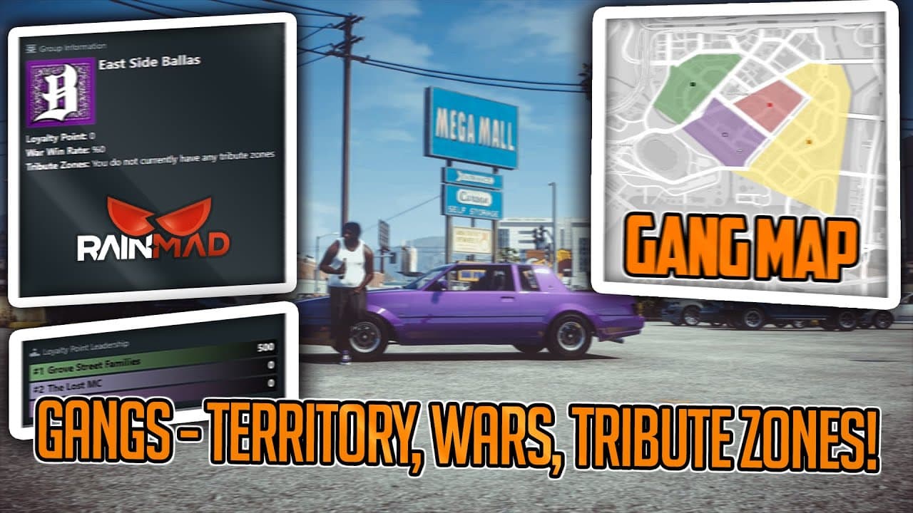 Gangs - Territory, Wars & Tribute Zones