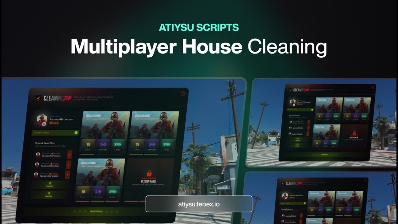 MP Hausreinigung FiveM Script — esx