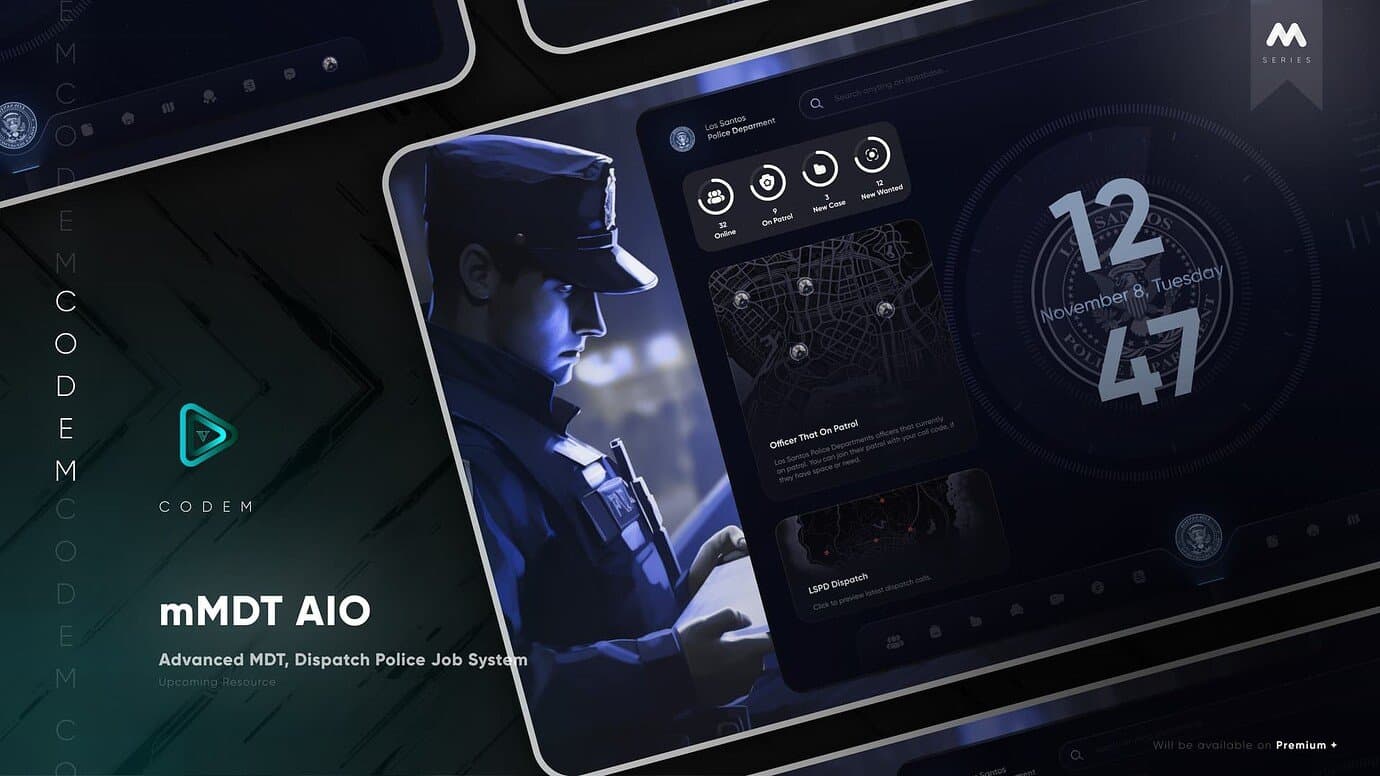 CodeM MDT esx FiveM Script