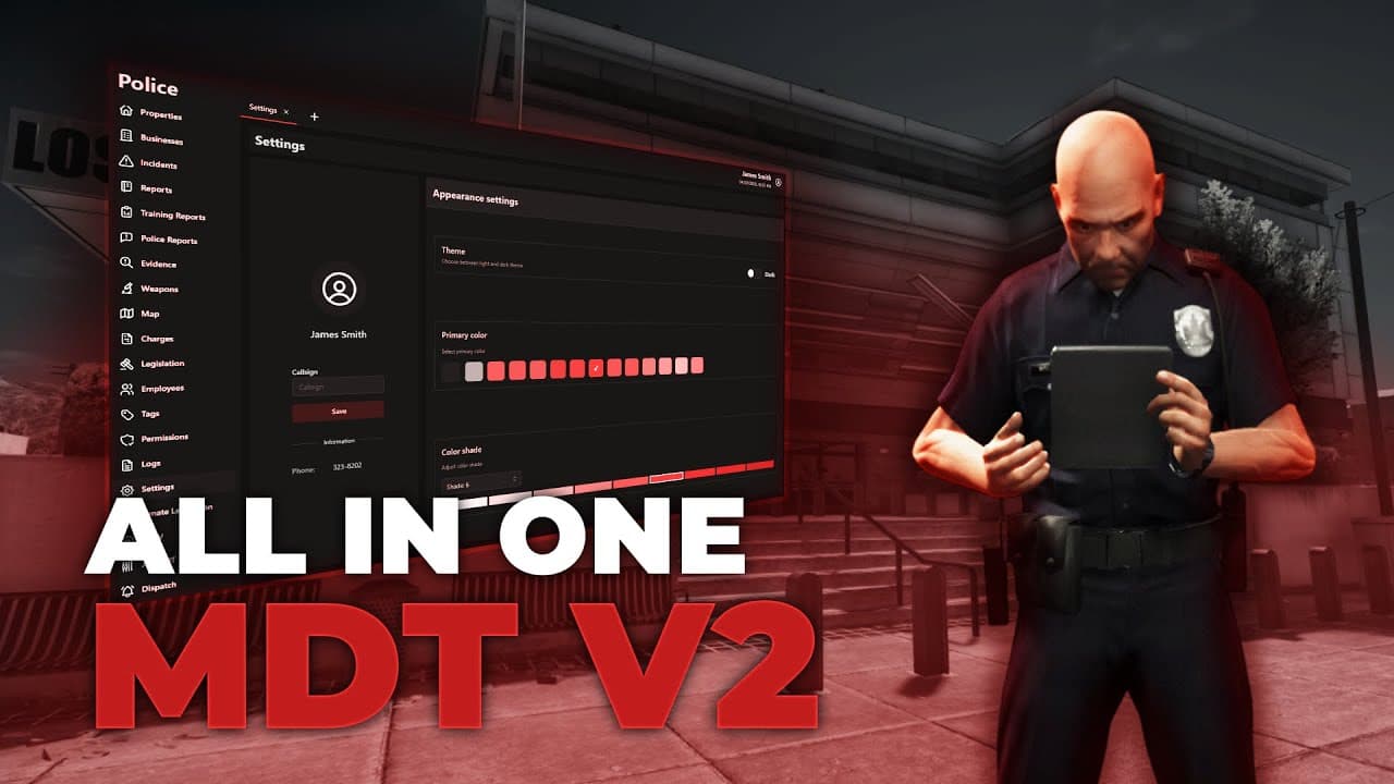 TK MDT V2 FiveM Script — esx