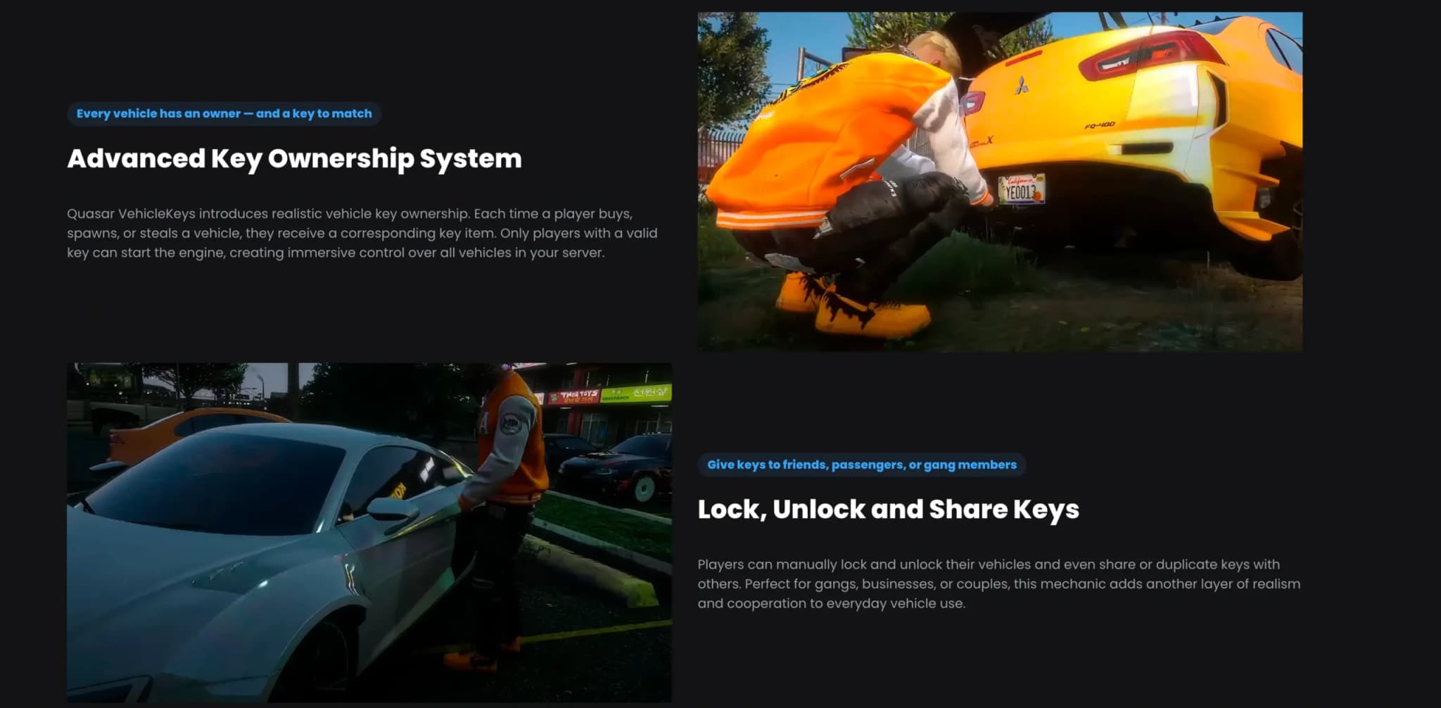 Quasar Vehiclekeys 2.0 FiveM Script — esx 4