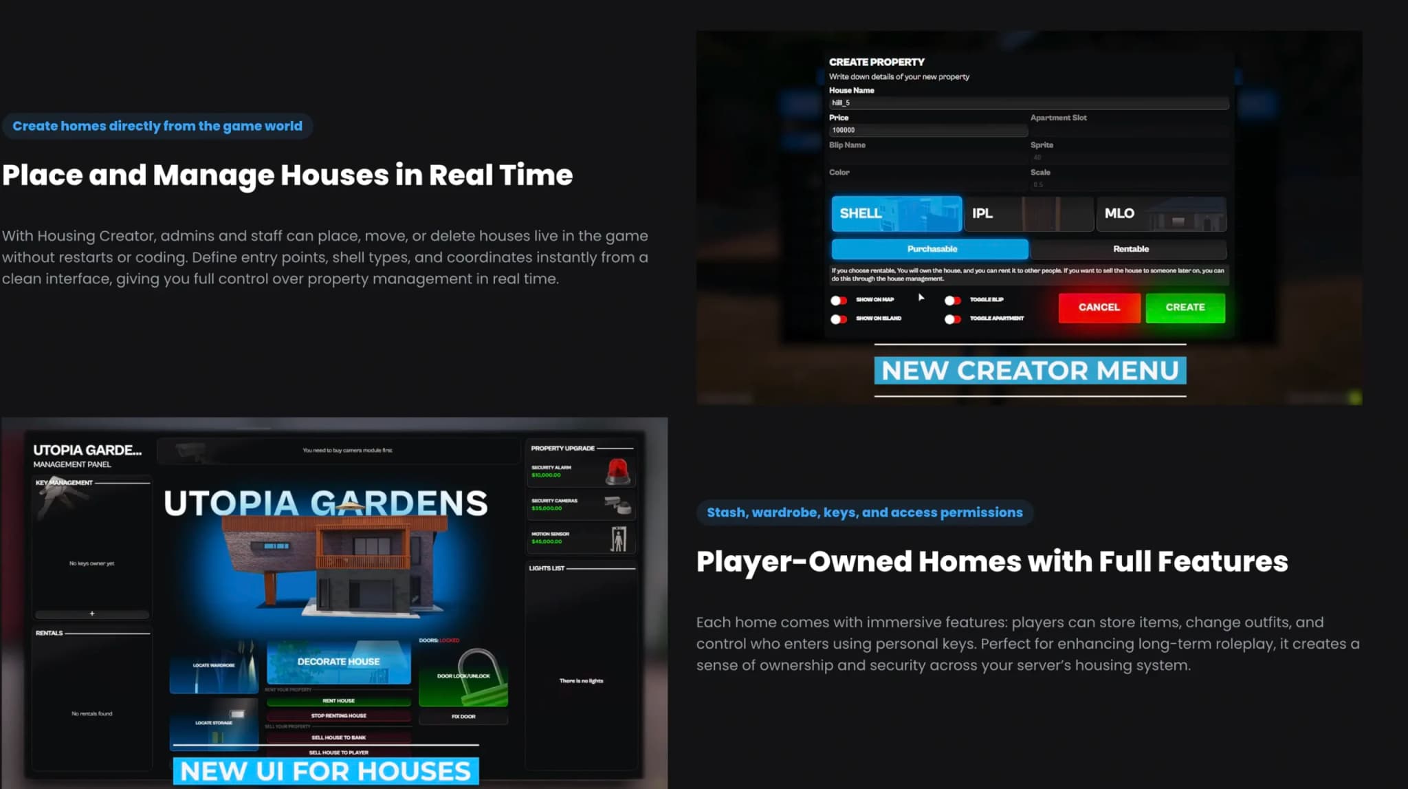 Quasar Housing FiveM Script — esx 3