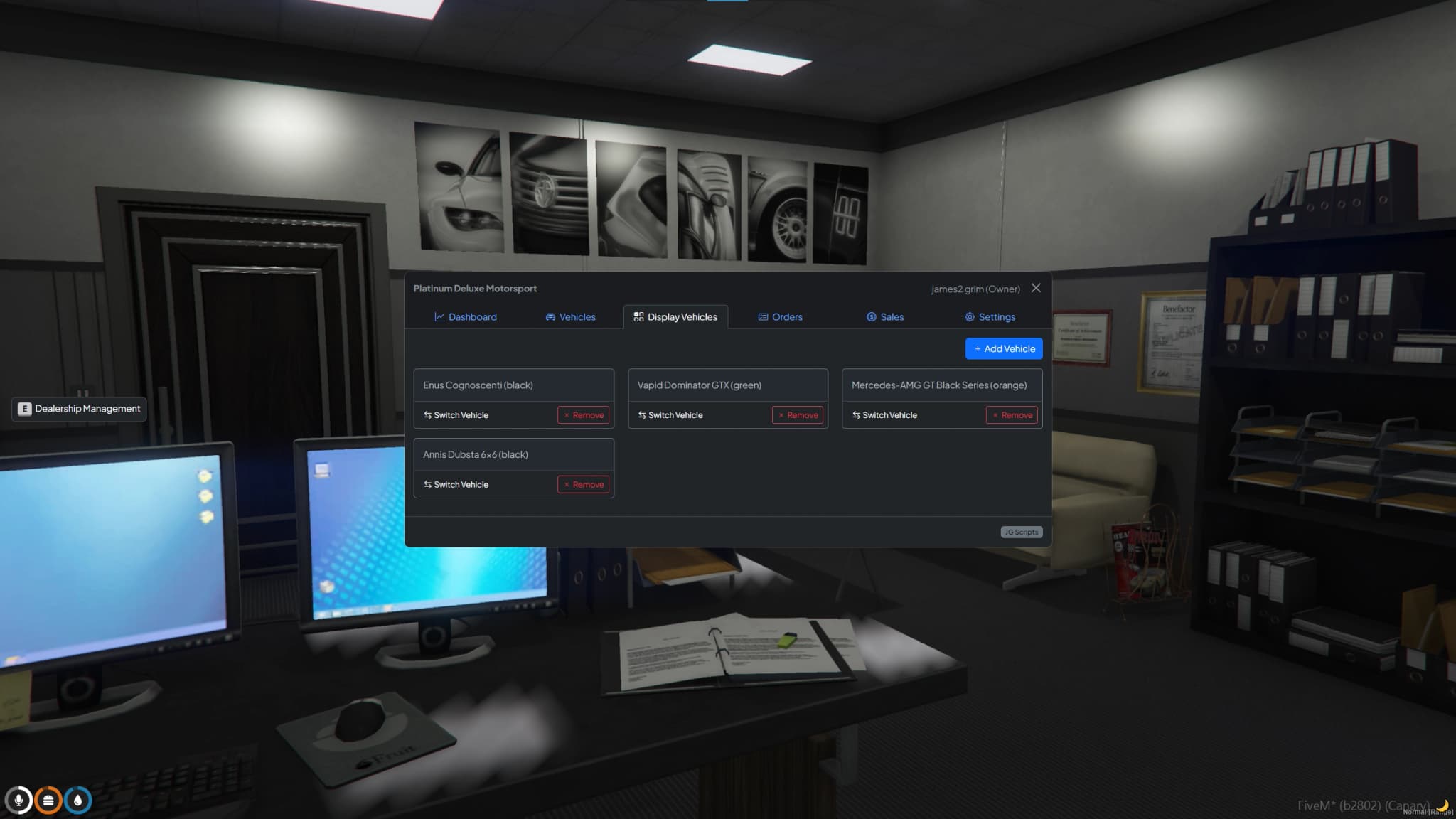 JG Autohändler FiveM Script — esx 2