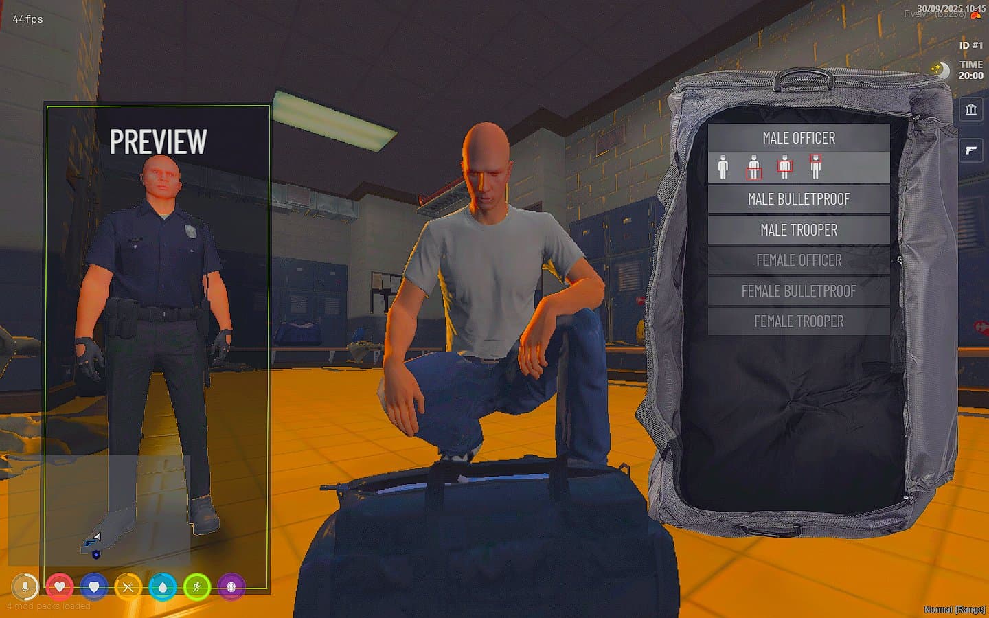 KQ Outfit Bag 2.0 esx FiveM Script