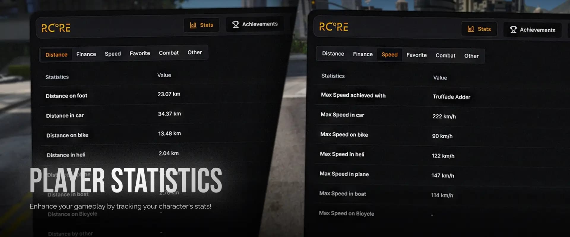 Statistics & Achievements FiveM Script — esx 4