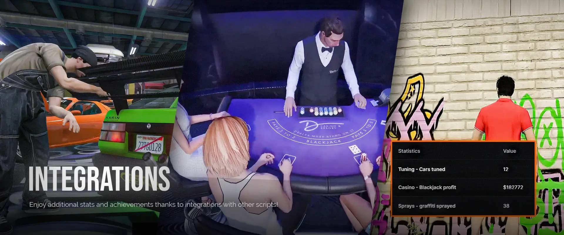 Statistics & Achievements FiveM Script — esx 2