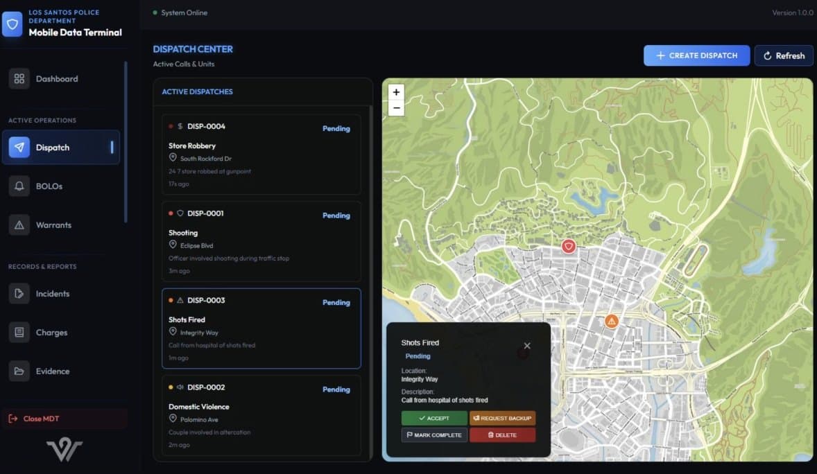 Wasabi MDT & Einsatzzentrale FiveM Script — esx 7