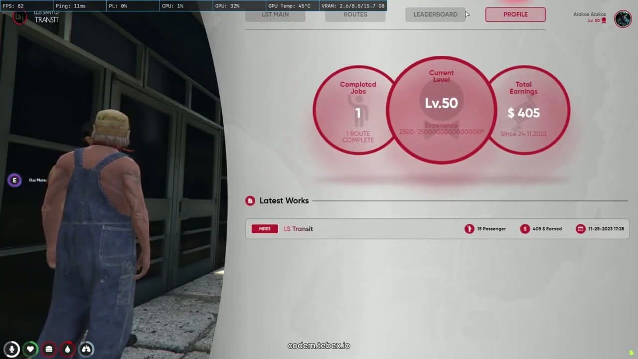 CodeM LSTransit FiveM Script — esx 11