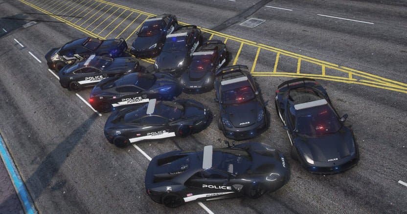 Debadged Police Pursuit Car Pack | 10 Vehicles FiveM Script — esx 9