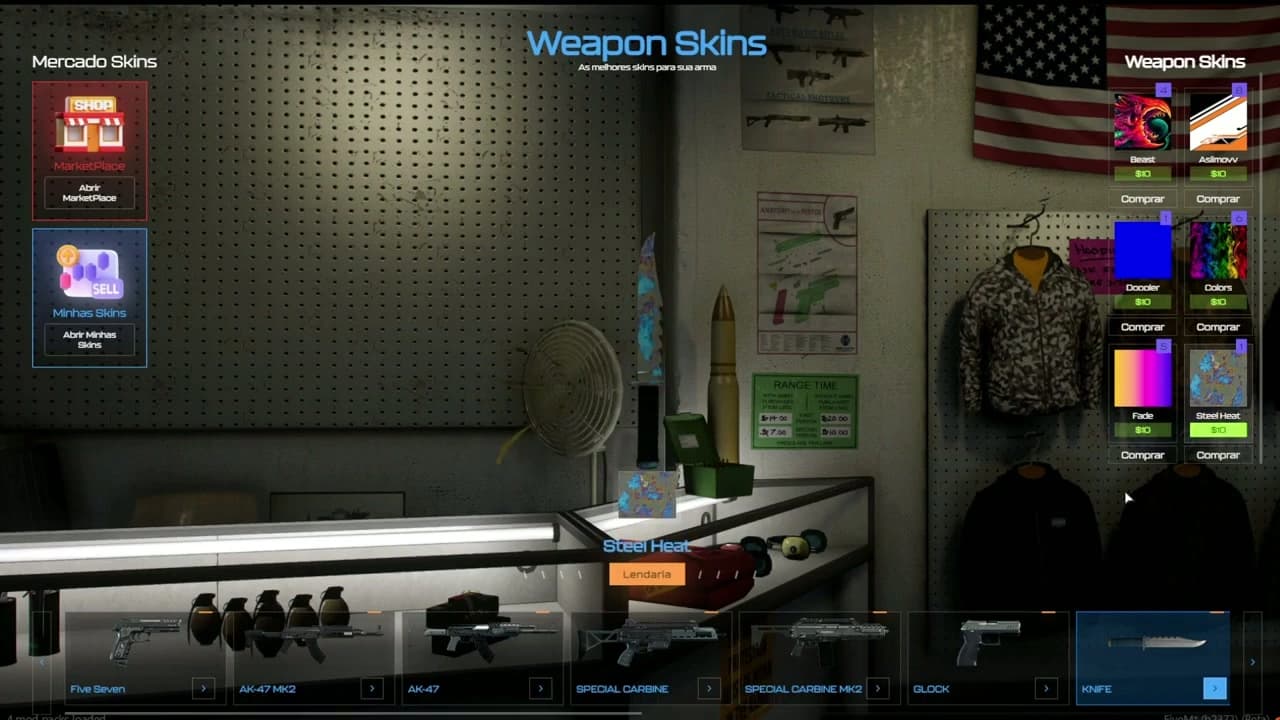 Energy Skins Weapons V2 - ESX - QBCORE FiveM Script — esx 4