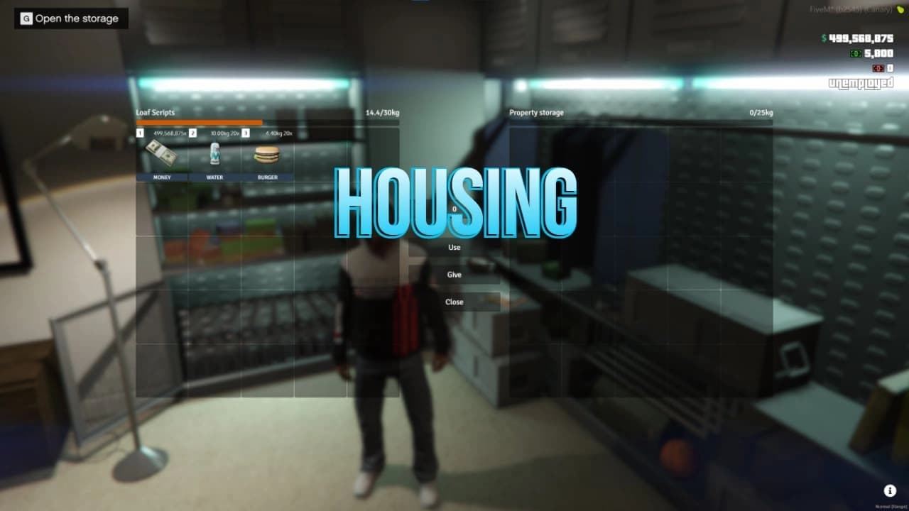 Loaf Housing v3 esx FiveM Script