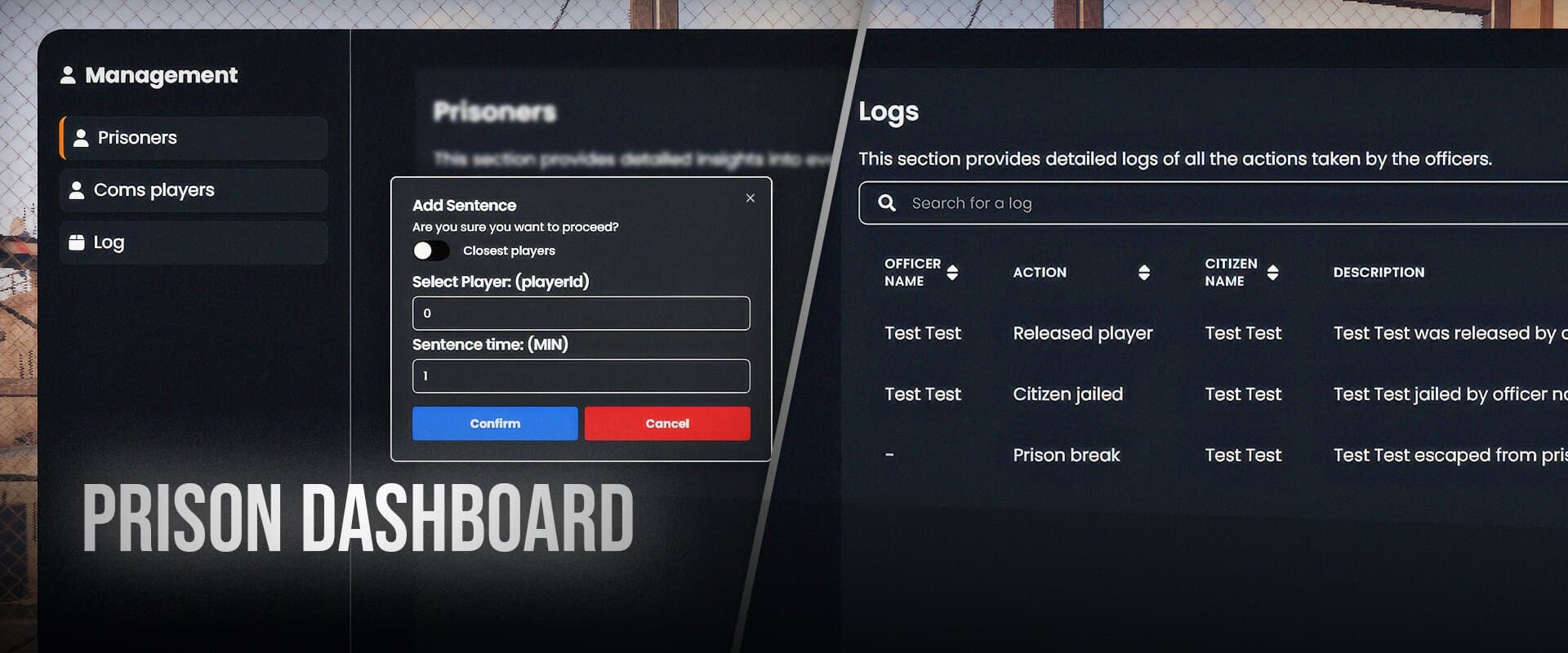 Prison all-in-one system FiveM Script — esx 6