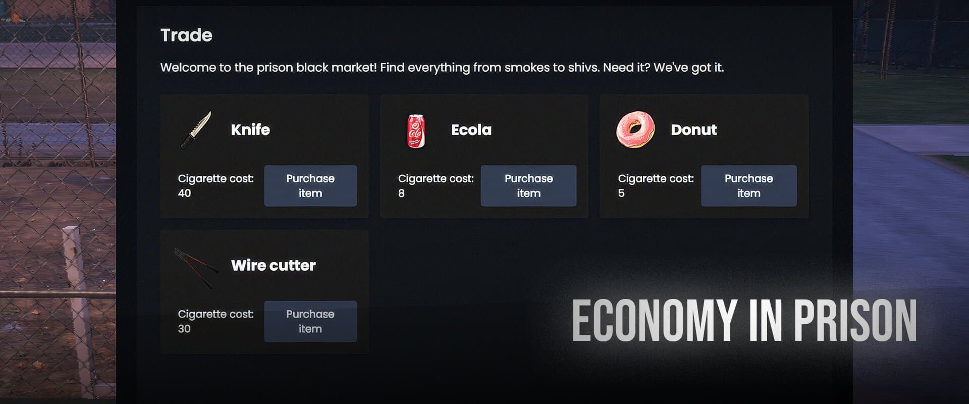 Prison all-in-one system FiveM Script — esx 7