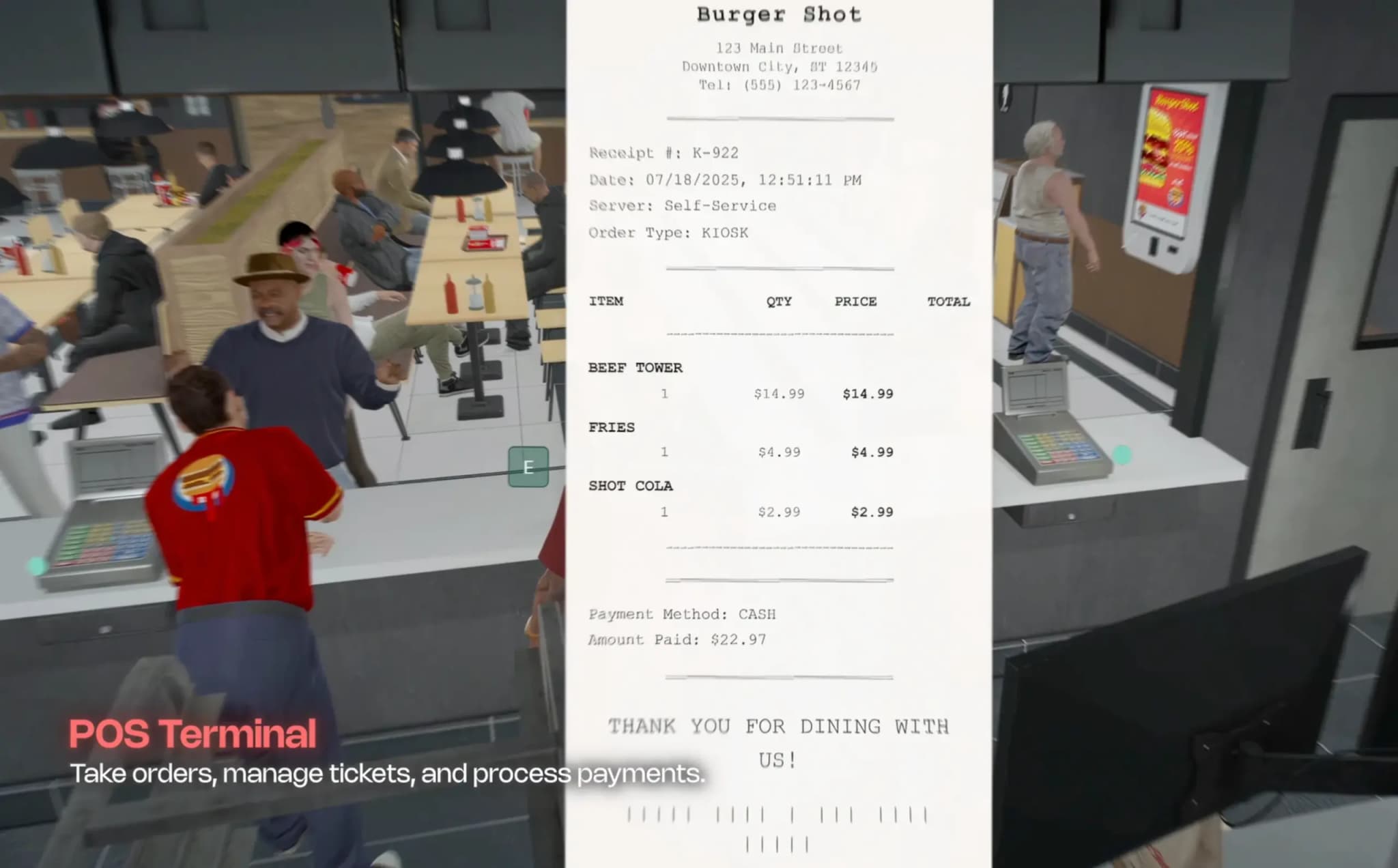 Restaurant System FiveM Script — esx 3