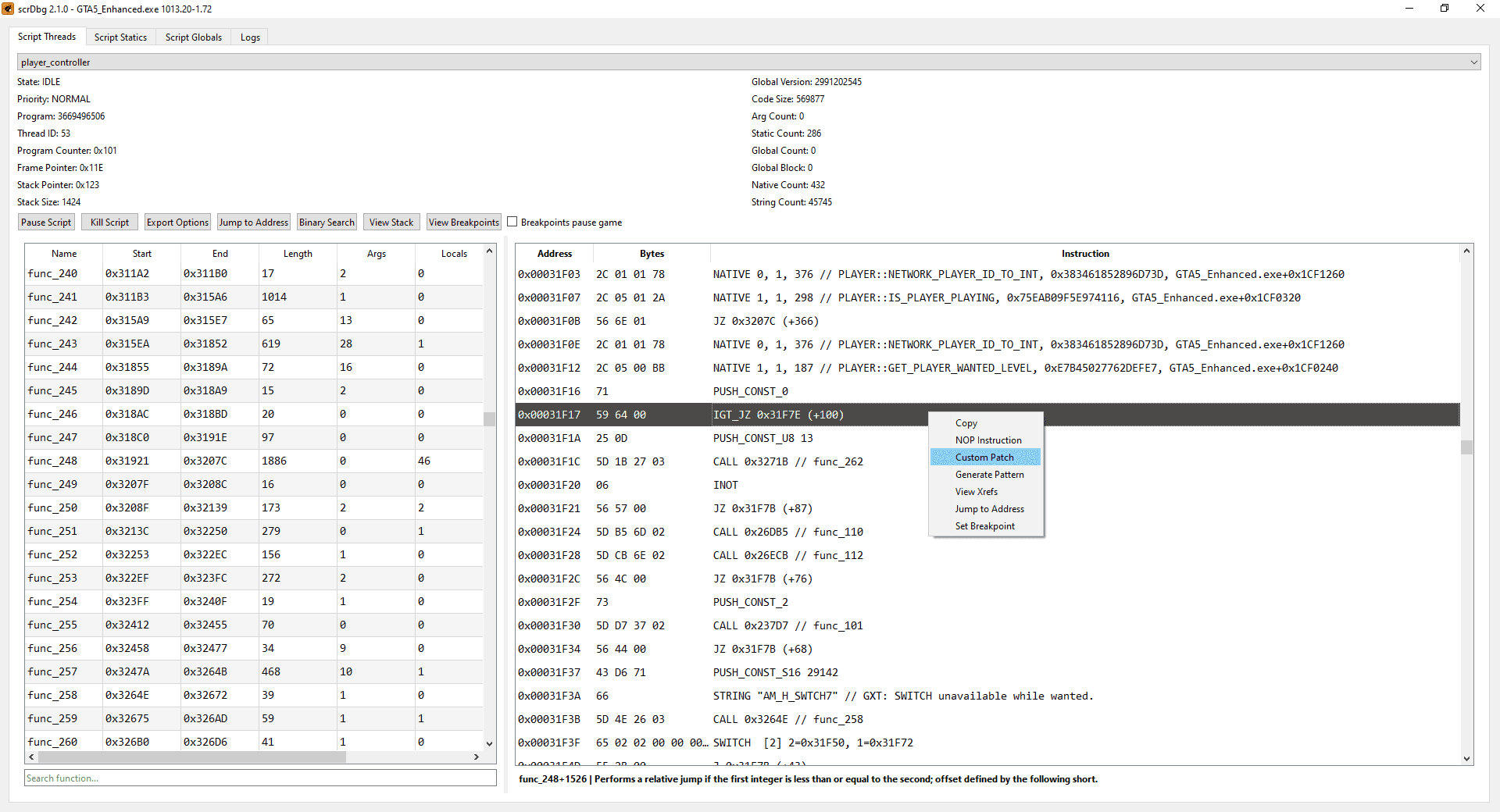 scrDbg: Script Debugger