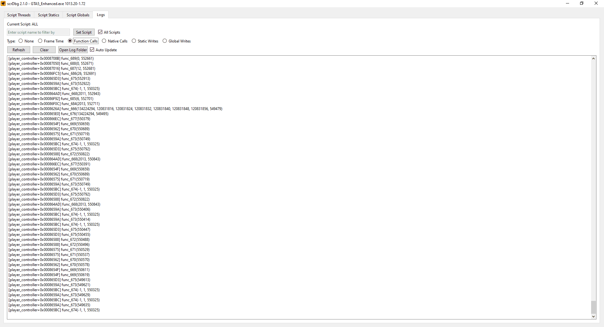 scrDbg: Script Debugger 10