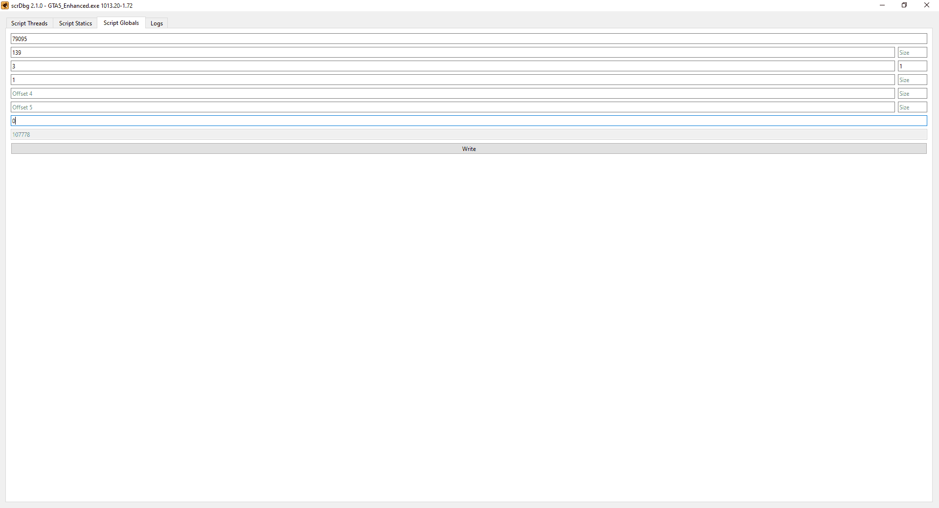 scrDbg: Script Debugger 8