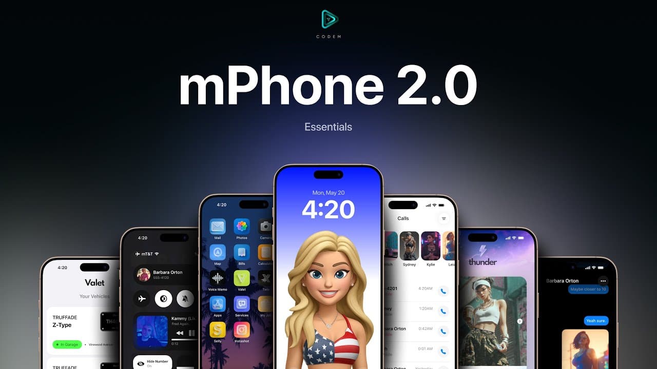 CodeM Phone (mPhone 2.0) FiveM Script