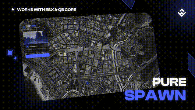 Pure Spawn Selector [QB/ESX/STANDALONE] — Free FiveM Download