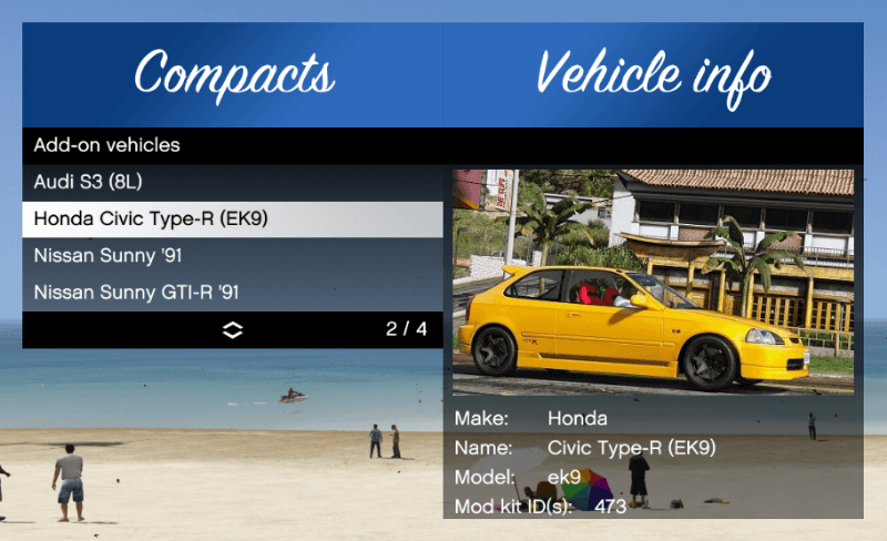 Add-On Vehicle Spawner — Free FiveM Download