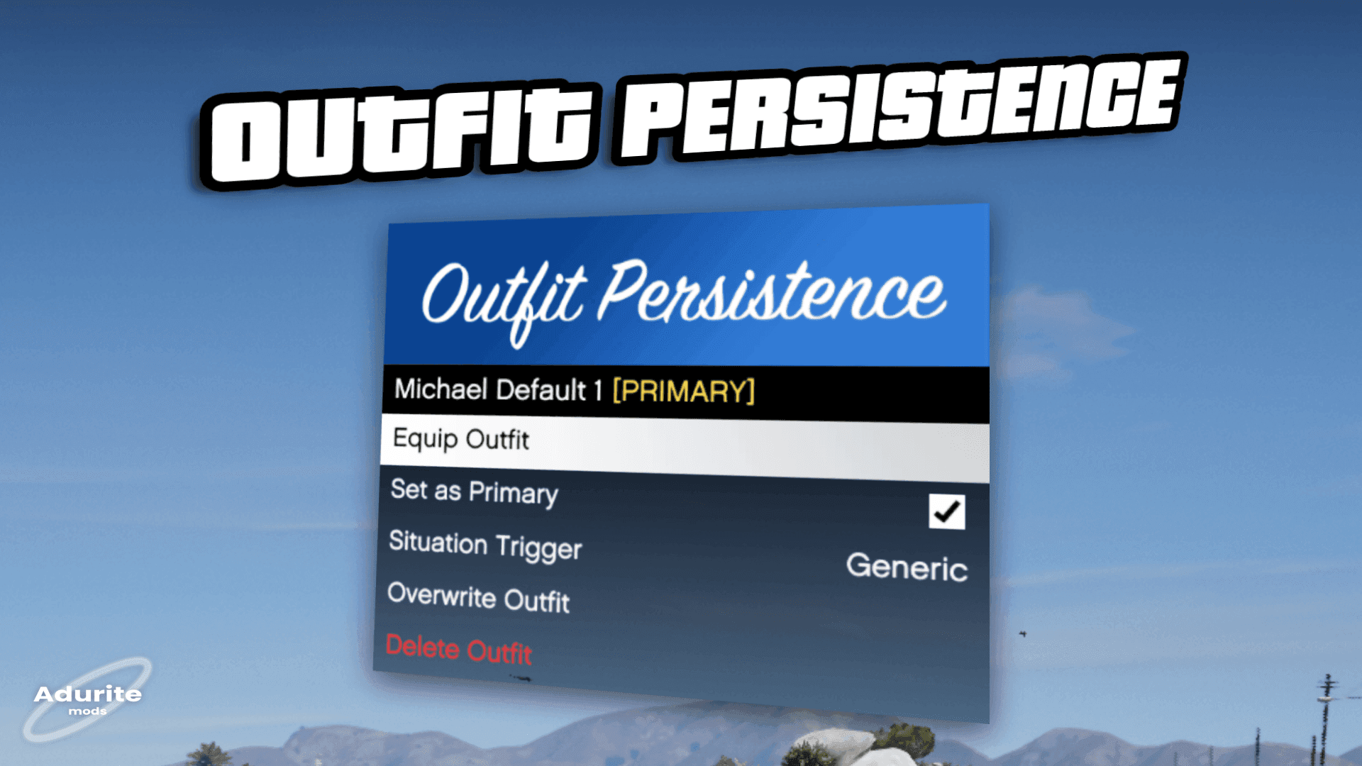 Outfit Persistence — Free FiveM Download