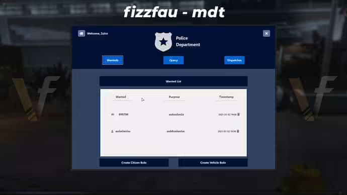 Police System MDT (with discord webhooks) esx FiveM Script