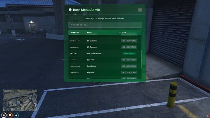 Core Bossmenu screenshot 1