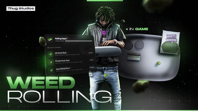 Most Realistic Weed Rolling | thug-weed-rolling — Free FiveM Download