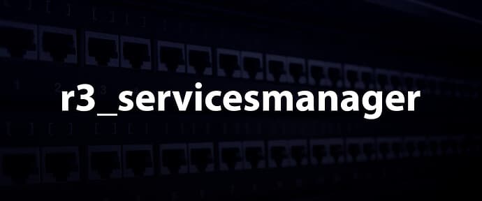 r3_servicesmanager - Framework-agnostic service manager