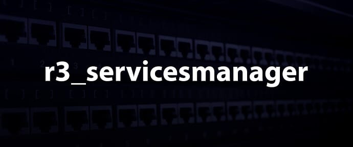 r3_servicesmanager - Framework-agnostic service manager