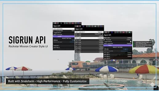 Sigrun - The Mission Creator Style Menu (Scaleform)