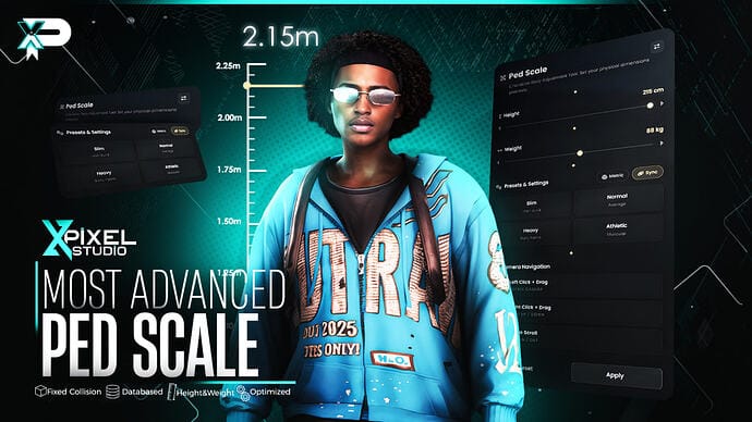 📏 Most Advanced PedScale System (Height&Weight) — Free FiveM Download